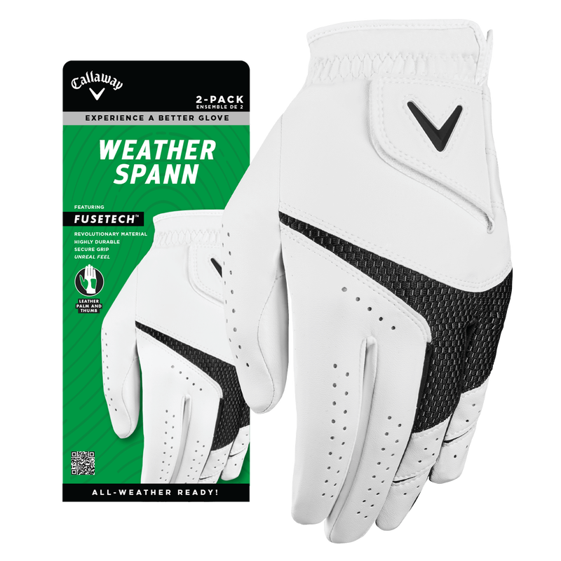 Weather Spann Golfhandschuhe (2er-Pack) - View 1