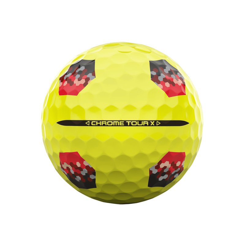 Chrome Tour X TruTrack Yellow Golfb&auml;lle - View 4