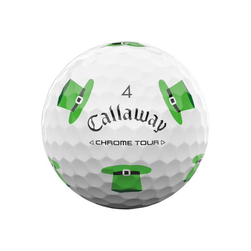 Limitierte Auflage Chrome Tour Luck of the Irish Golfb&auml;lle (Dutzend) - View 9