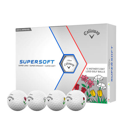 Limitierte Auflage Golfbälle Supersoft 'Bouquet' (Dutzend)