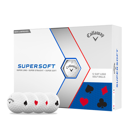 Limiterte Auflage Golfbälle Supersoft 'Suits' (Dutzend)