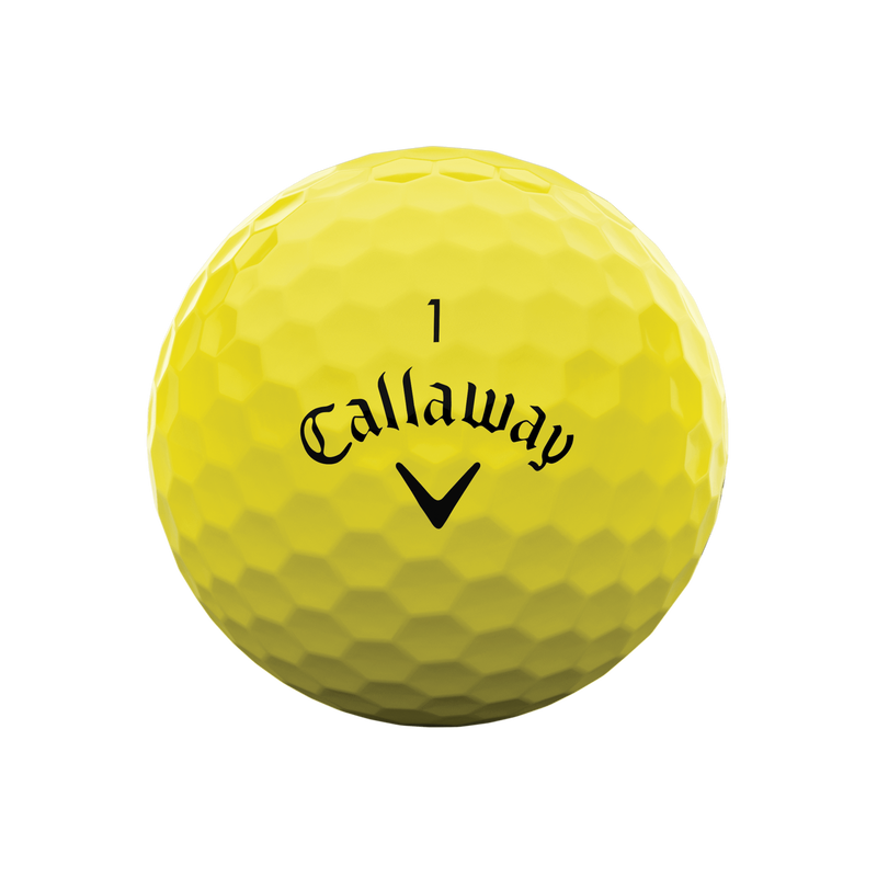 Warbird Yellow Golfbälle (Dutzend) - View 3