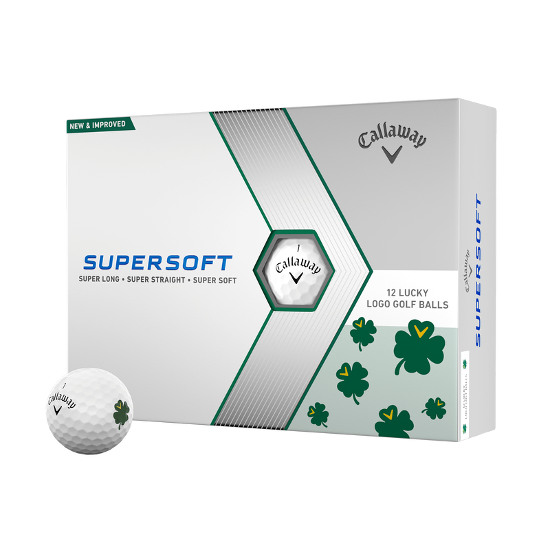 Limitierte Auflage Supersoft Lucky Golfbälle (Dutzend) - View 1