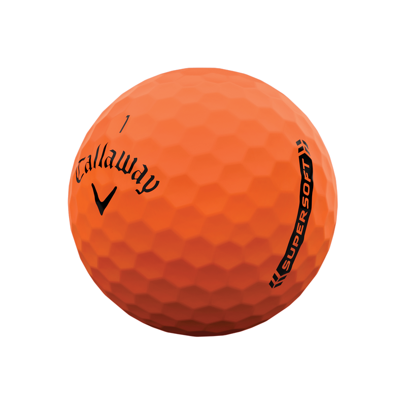 Callaway Supersoft Matte Orange Golfbälle (Dutzend) - View 2