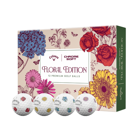 Chrome Soft Flowers Golf Balls