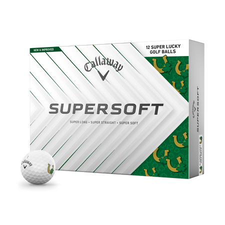 Limitierte Auflage Supersoft Lucky Golfbälle (Dutzend)
