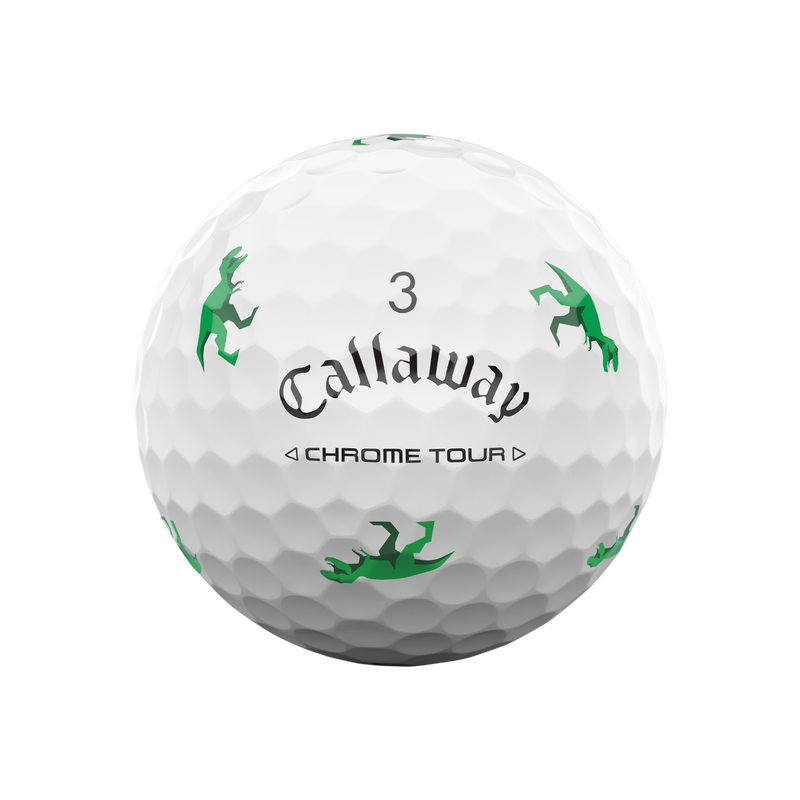 Limitierte Auflage Chrome Tour Dino Golfbälle (Dutzend) - View 7