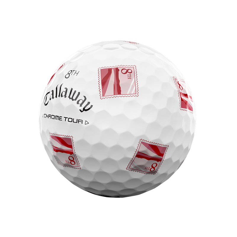 Limitierte Auflage Chrome Tour Major Serie: 'July Major' Golfbälle (Dutzend) - View 4