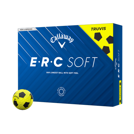 E&bull;R&bull;C Soft Truvis Yellow Golfb&auml;lle (Dutzend)