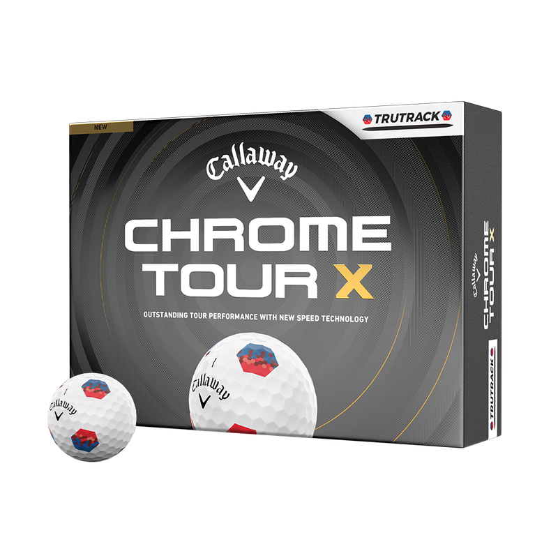 Chrome Tour X TruTrack Golf Balls - View 1
