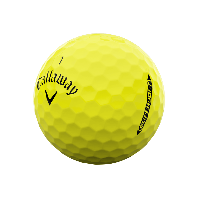 Supersoft Yellow Golfbälle (Dutzend) - View 2