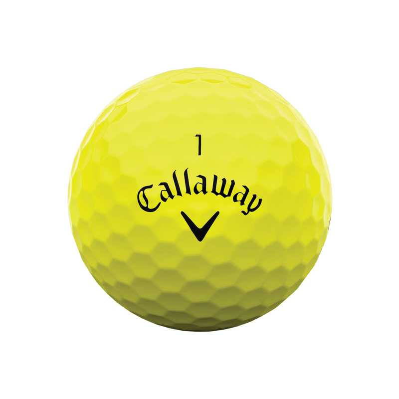 Warbird Distance+ Yellow Golfbälle (Dutzend) - View 3