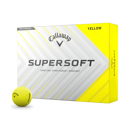 Supersoft Yellow Golfb&auml;lle (Dutzend)