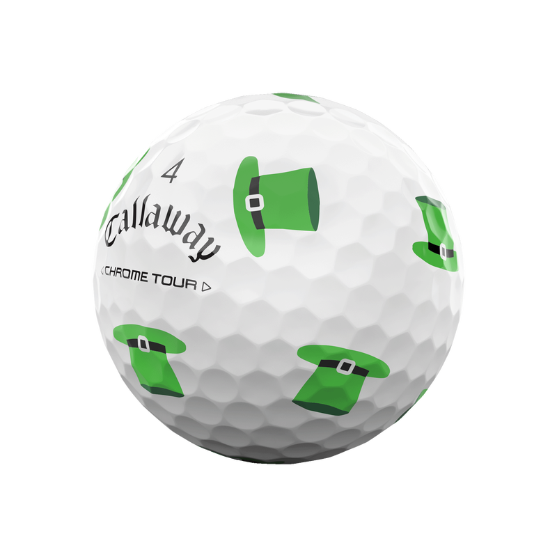 Limitierte Auflage Chrome Tour Luck of the Irish Golfb&auml;lle (Dutzend) - View 10