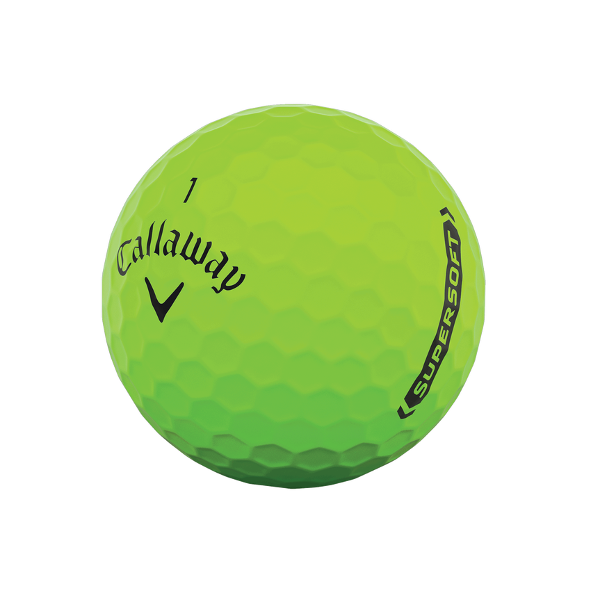 Callaway Supersoft Matte Green Golfbälle - View 4