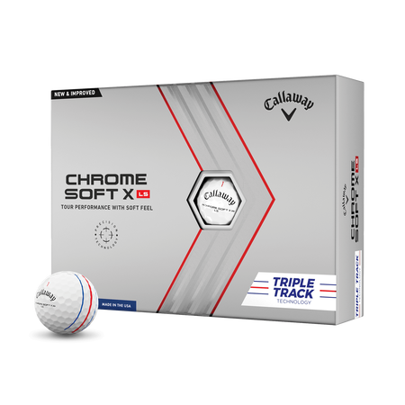 Chrome Soft X LS Triple Track Golfbälle