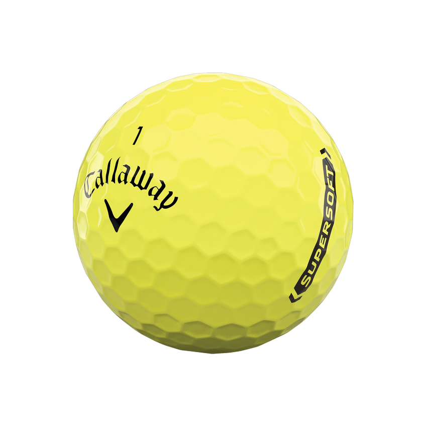Callaway Supersoft Yellow Golfbälle - View 4