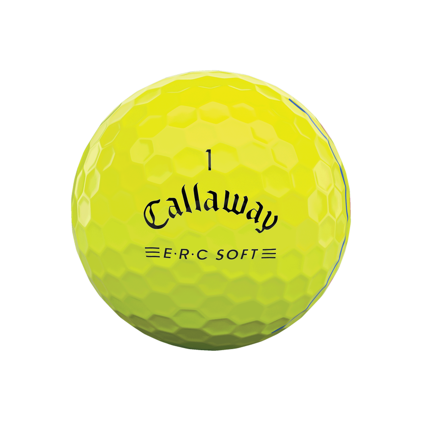 E•R•C Soft Yellow Golfbälle (Dutzend) - View 3