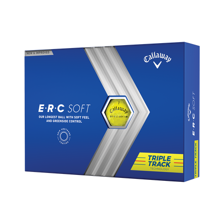 E•R•C Soft Yellow Golfbälle (Dutzend)