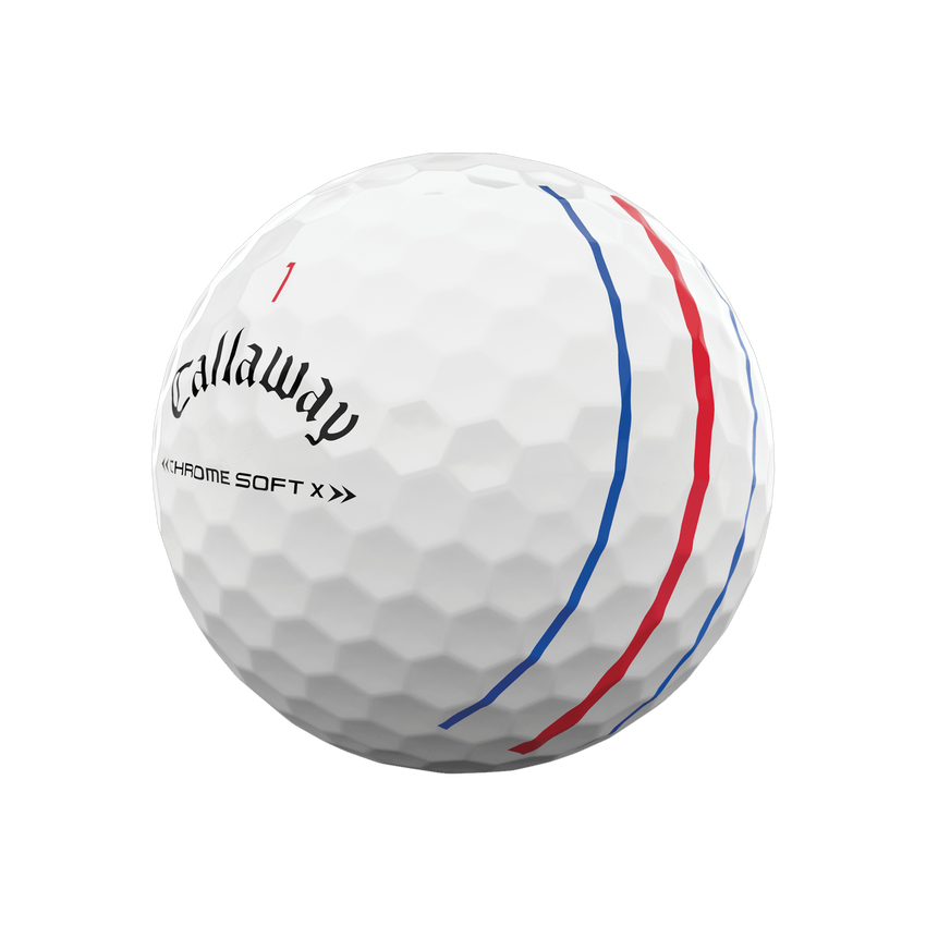 Chrome-Soft-X Triple-Track Golfbälle (Dutzend) - View 2