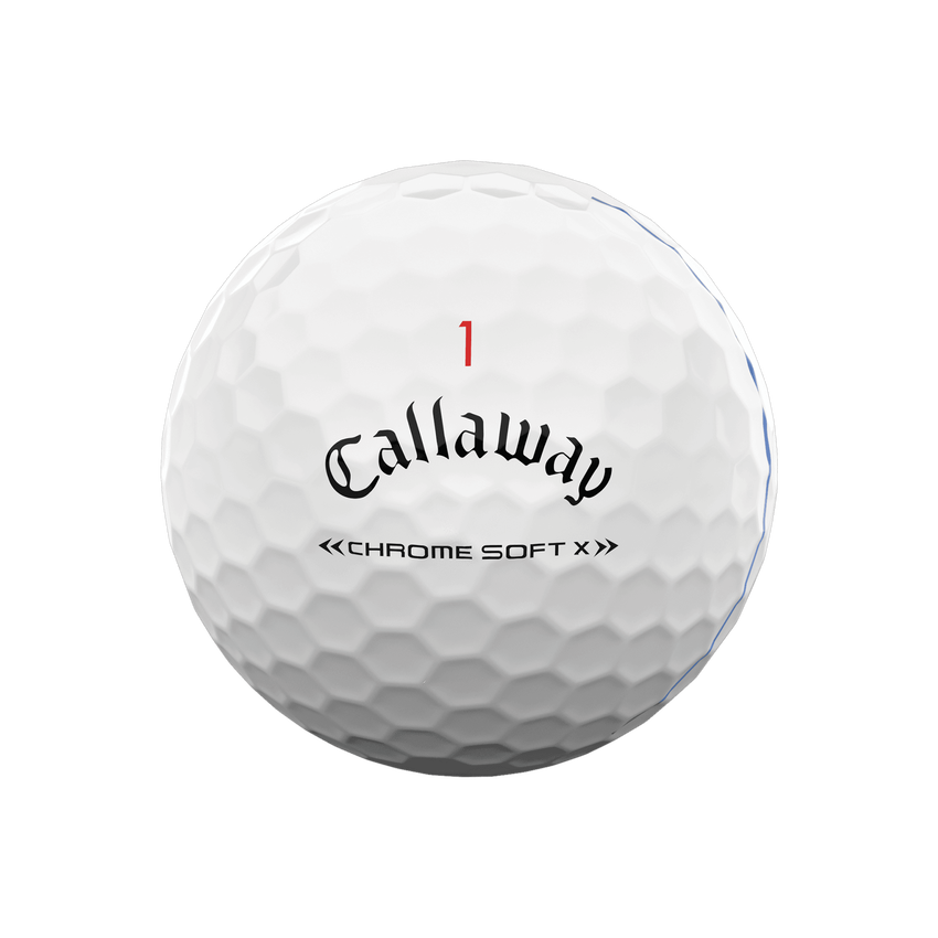 Chrome-Soft-X Triple-Track Golfbälle (Dutzend) - View 3