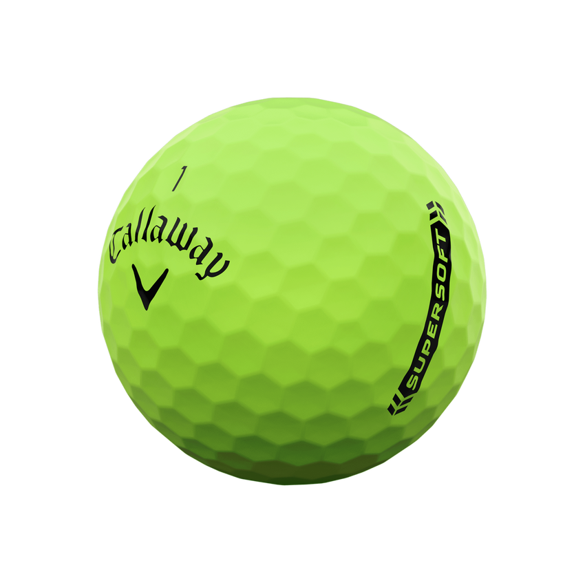 Callaway Supersoft Matte Green Golfbälle (Dutzend) - View 2