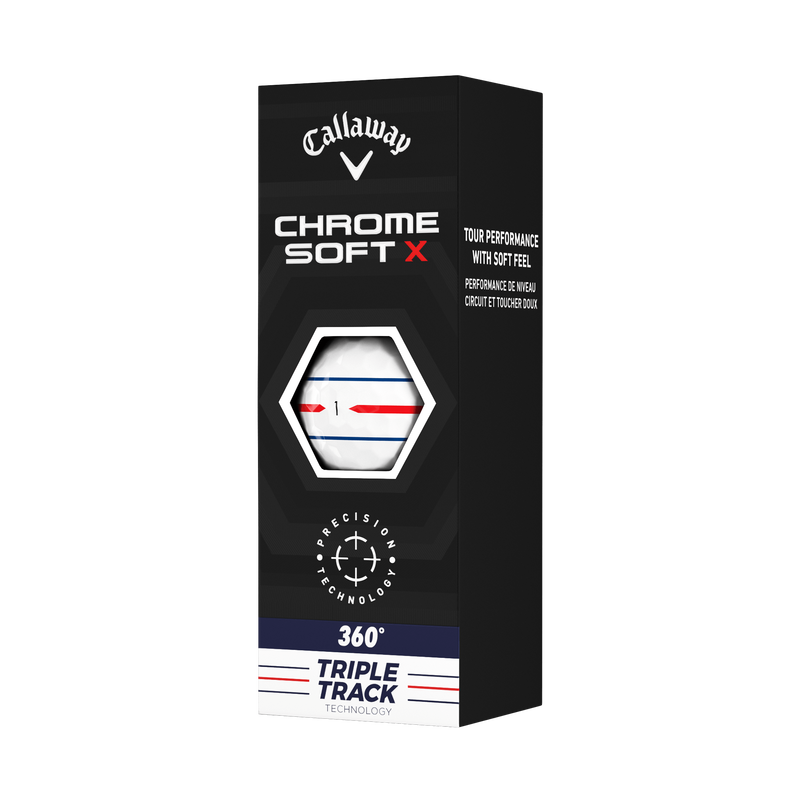 Chrome Soft X 360 Triple Track Golfbälle (Dutzend) - View 5