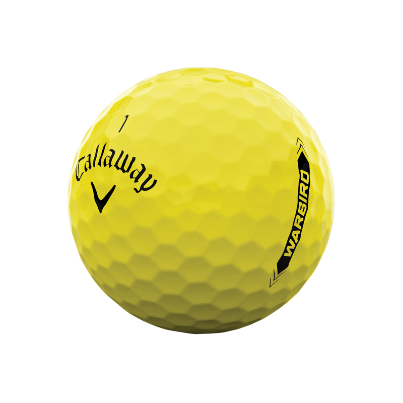 Warbird Yellow Golfbälle (Dutzend) - View 2