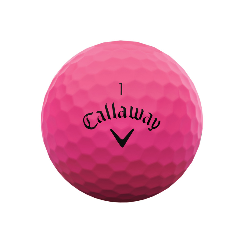 Callaway Supersoft Matte Pink Golfbälle (Dutzend) - View 3