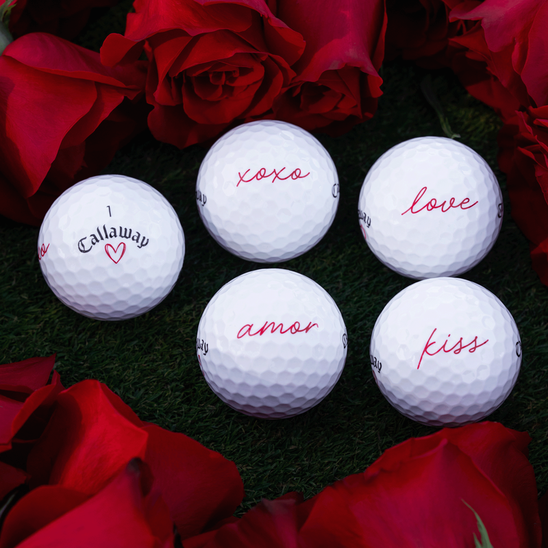 Limitierte Auflage Supersoft Love Golfbälle (Dutzend) - View 2