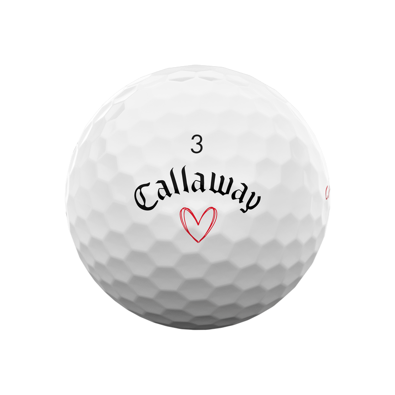 Limitierte Auflage Supersoft Love Golfbälle (Dutzend) - View 8