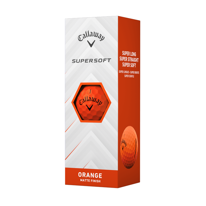 Supersoft Matte Orange Golfbälle (Dutzend) - View 4