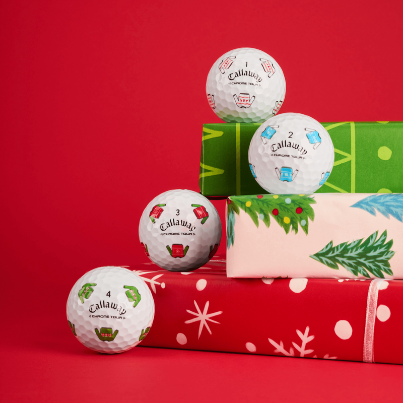 Limiterte Auflage Chrome Tour 'Ugly Sweater' Golfbälle (Dutzend) - View 4