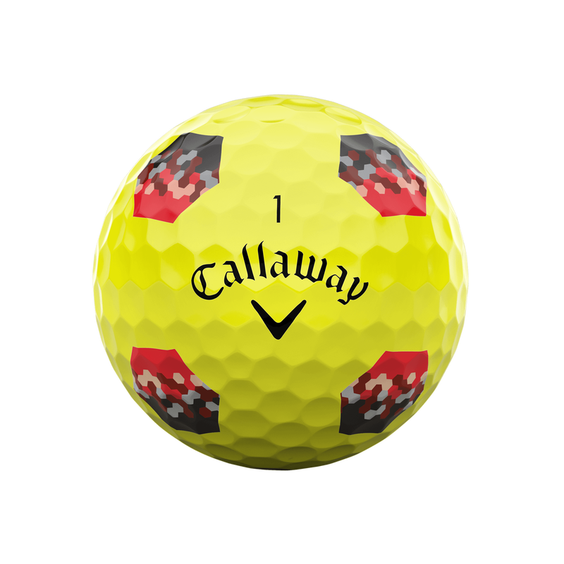 Chrome Soft TruTrack Yellow Golfbälle - View 3