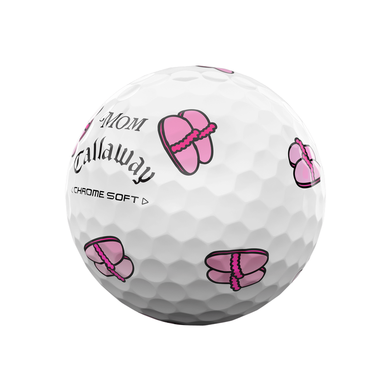 Limitierter Auflage Chrome Soft Mother's Day Golf Balls (Dozen) - View 7