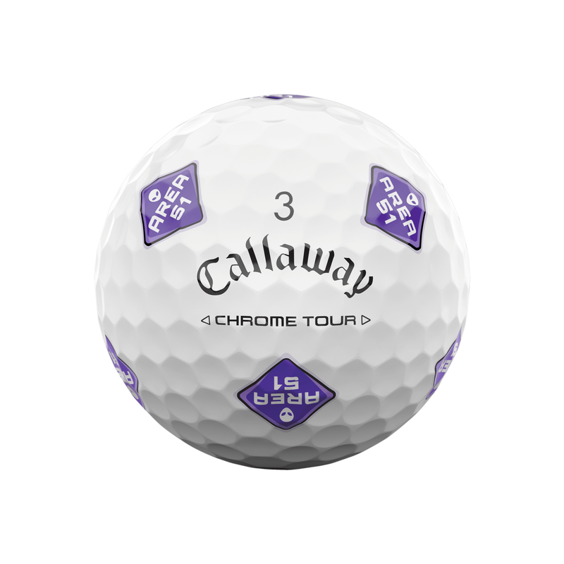 Limitierte Edition Chrome Tour Area 51 Golfb&auml;lle (12 Stk.) - View 11