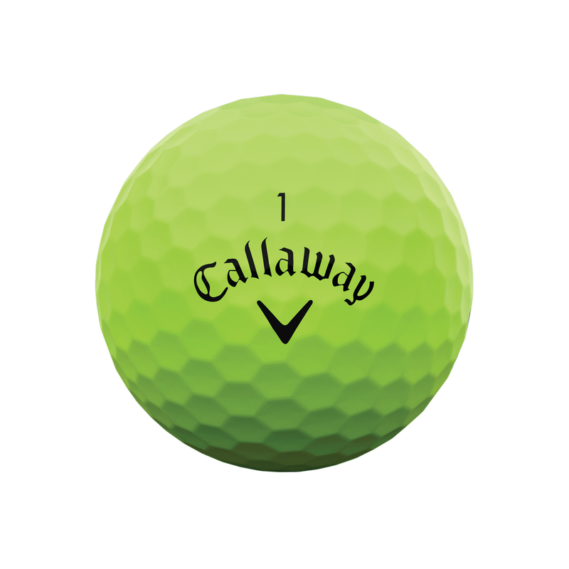 Callaway Supersoft Matte Green Golfbälle (Dutzend) - View 3