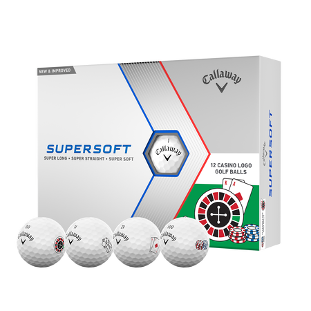 Limitierte Auflage Supersoft Casino Golfbälle (Dutzend)