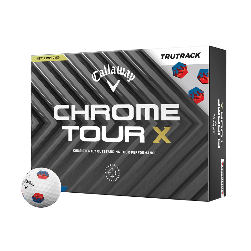 Chrome Tour X TruTrack Golfbälle - View 1
