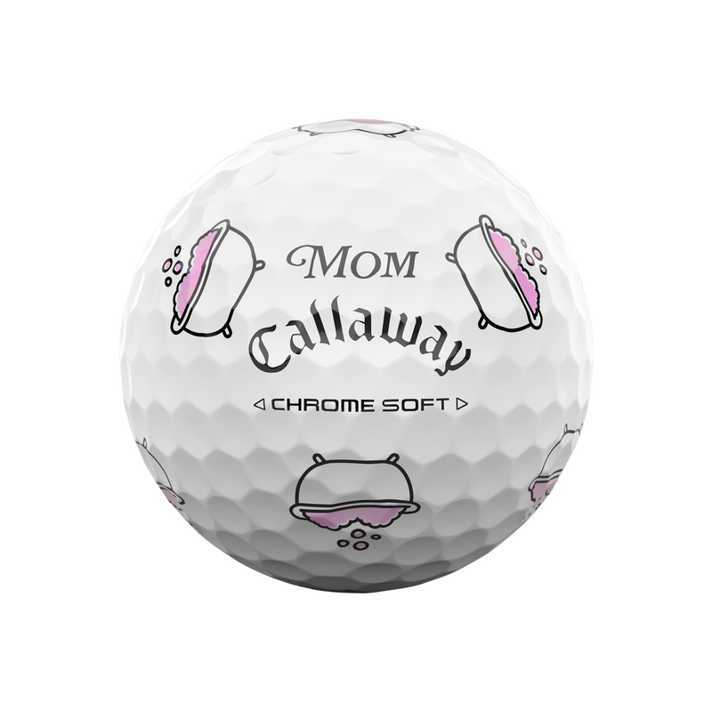 Limitierter Auflage Chrome Soft Mother's Day Golf Balls (Dozen) - View 8