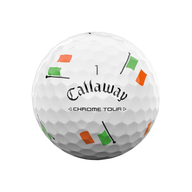 Limitierte Auflage Chrome Tour Luck of the Irish Golfb&auml;lle (Dutzend) - View 3