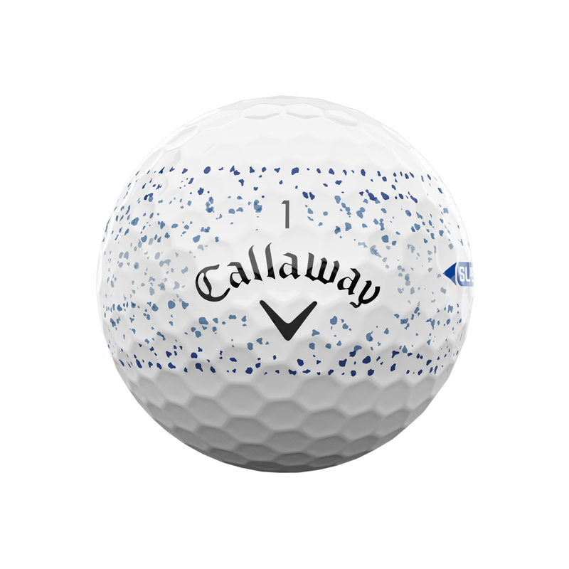 Supersoft Splatter 360 Blue Golfb&auml;lle (Dutzend) - View 3