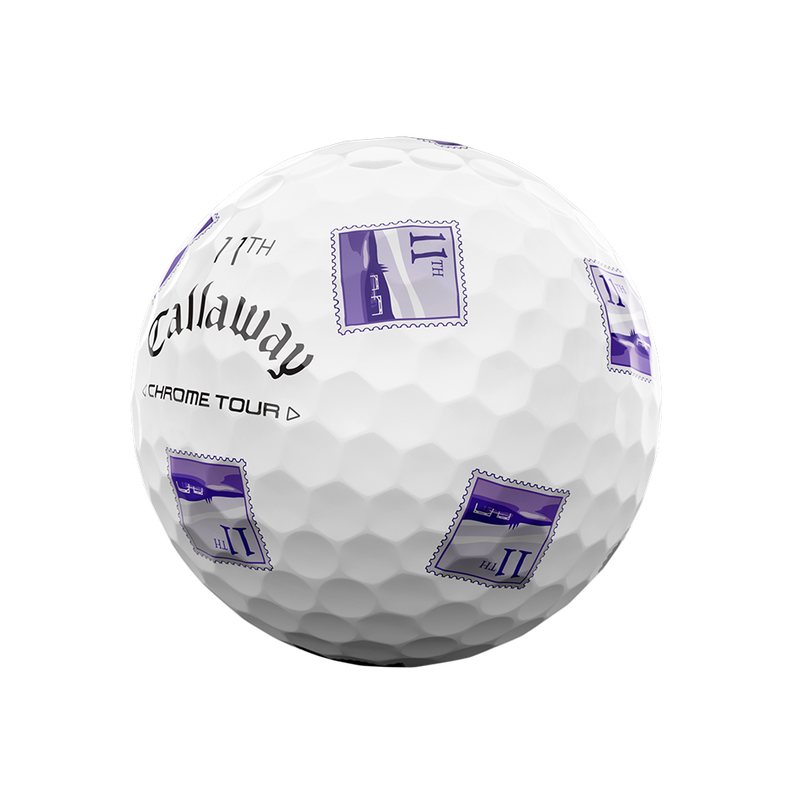 Limitierte Auflage Chrome Tour Major Serie: 'July Major' Golfb&auml;lle (Dutzend) - View 6
