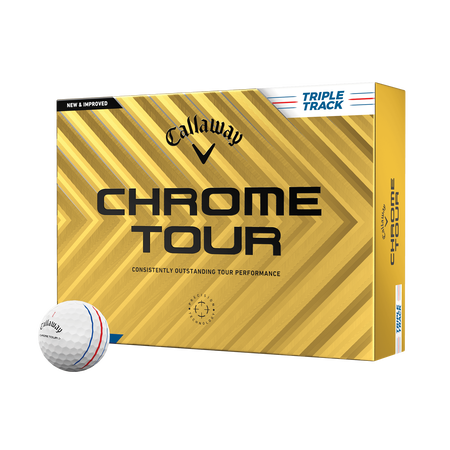 Chrome Tour Triple Track Golfbälle