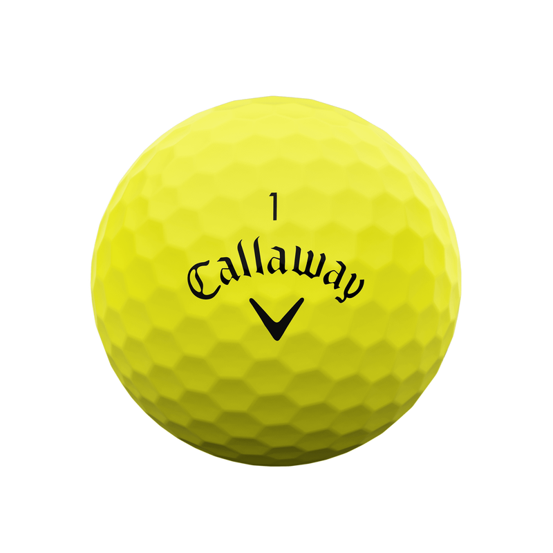 Superfast Bold Yellow 15er-Pack Golfbälle - View 3