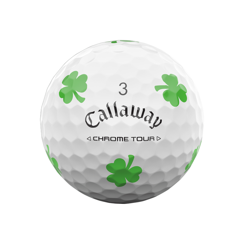 Limitierte Auflage Chrome Tour Luck of the Irish Golfb&auml;lle (Dutzend) - View 7