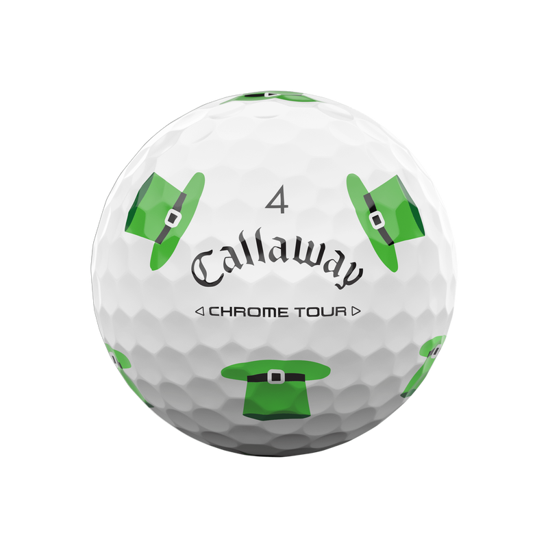 Limitierte Auflage Chrome Tour Luck of the Irish Golfb&auml;lle (Dutzend) - View 9