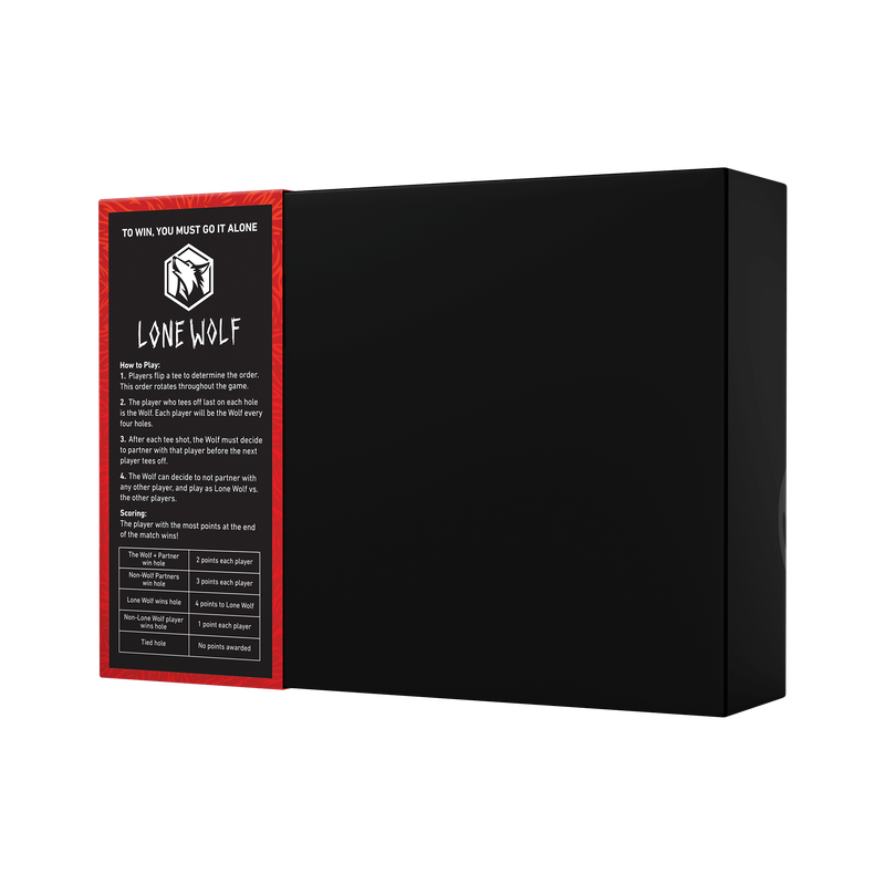 Limitierte Auflage Chrome Tour Lone Wolf Golfbälle (Dutzend) - View 7