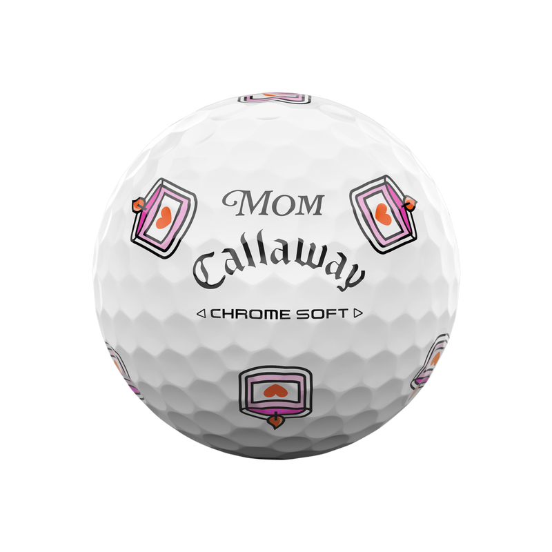 Limitierter Auflage Chrome Soft Mother's Day Golf Balls (Dozen) - View 2