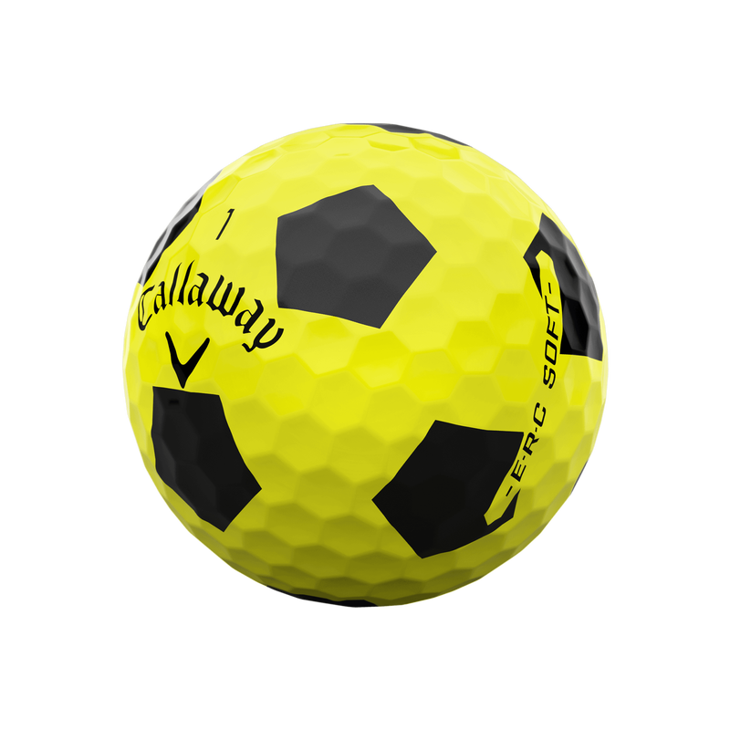 E•R•C Soft Truvis Yellow Golf Balls - View 2